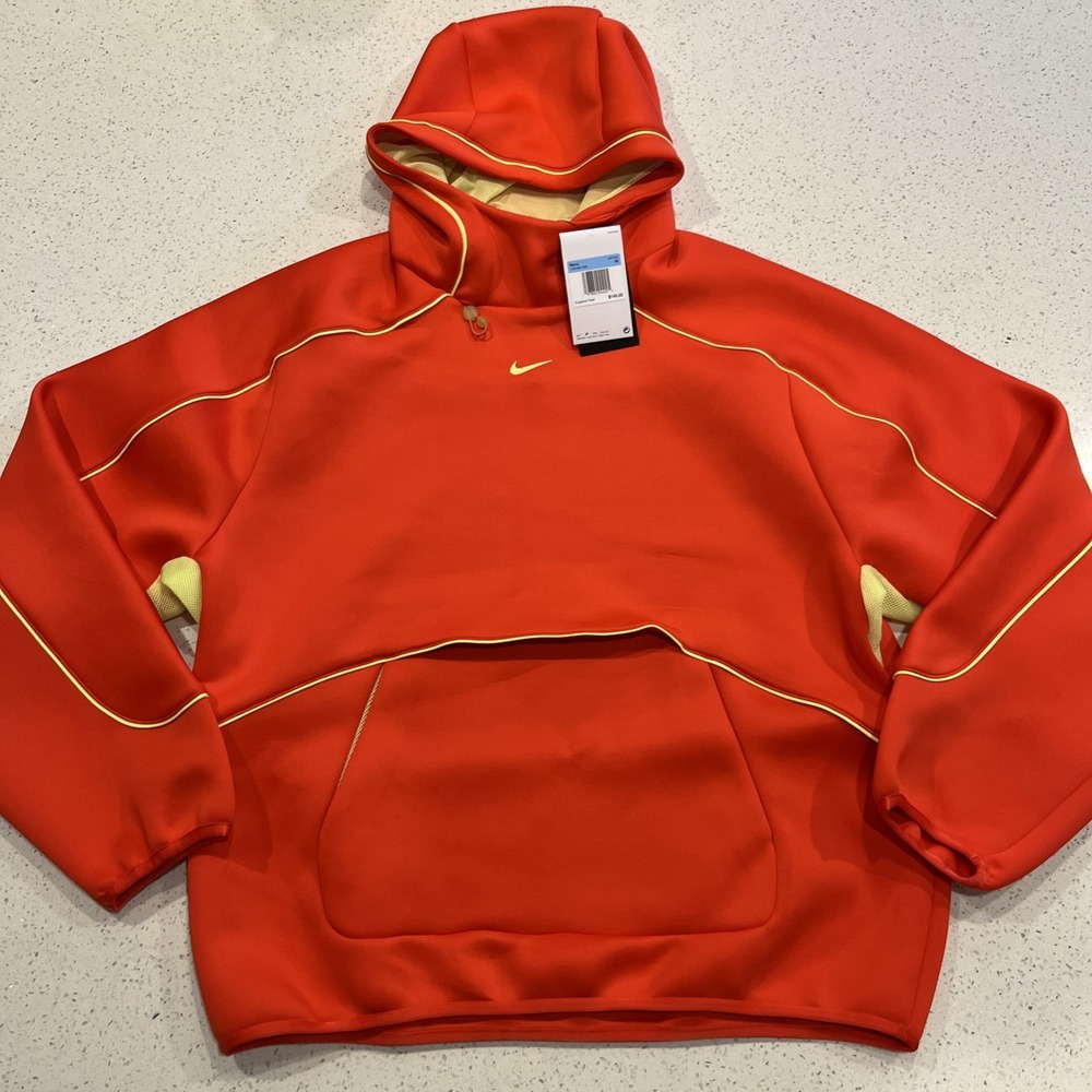 Nike Project F.R.O.G. Pullover Hoodie Light Crimson Men's M HQ0465-696 $140